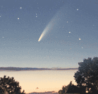 Komet Neowise, eingefangen von Andreas Vogel